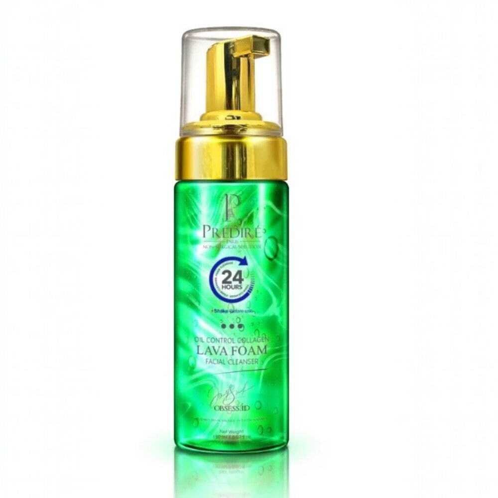 Predire Paris Oil Control Lava Foam Facial Cleanser with Collagen NEW